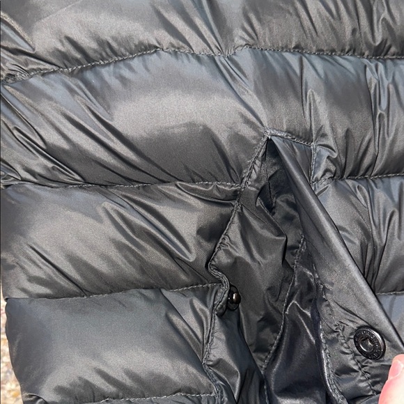 Lands' End Puffer Men’s Black 600 Down Rating Puffer Jacket Size L *LIKE NEW* - Picture 5 of 10